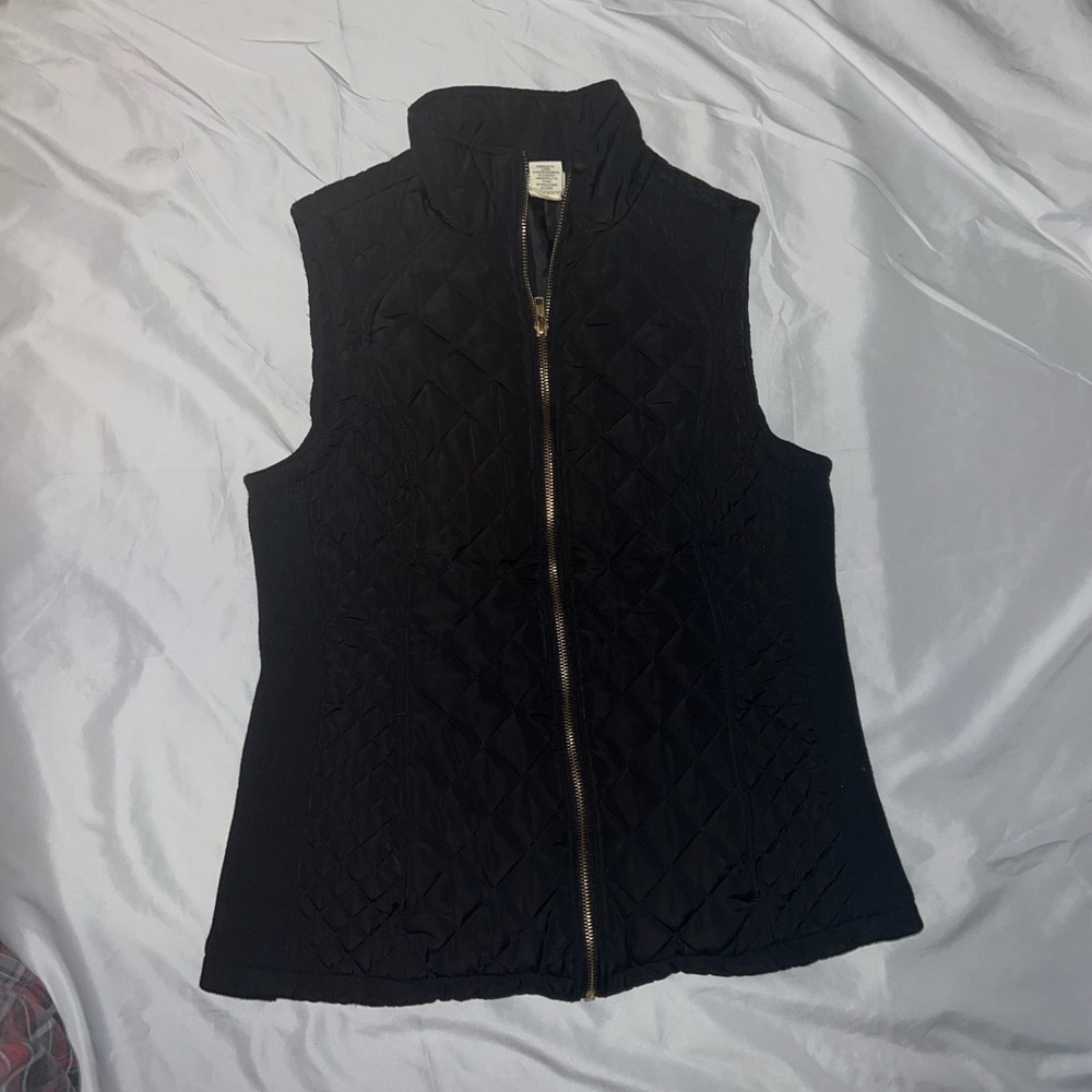 Super Cute Black ASPEN Puffy Quilted Vest